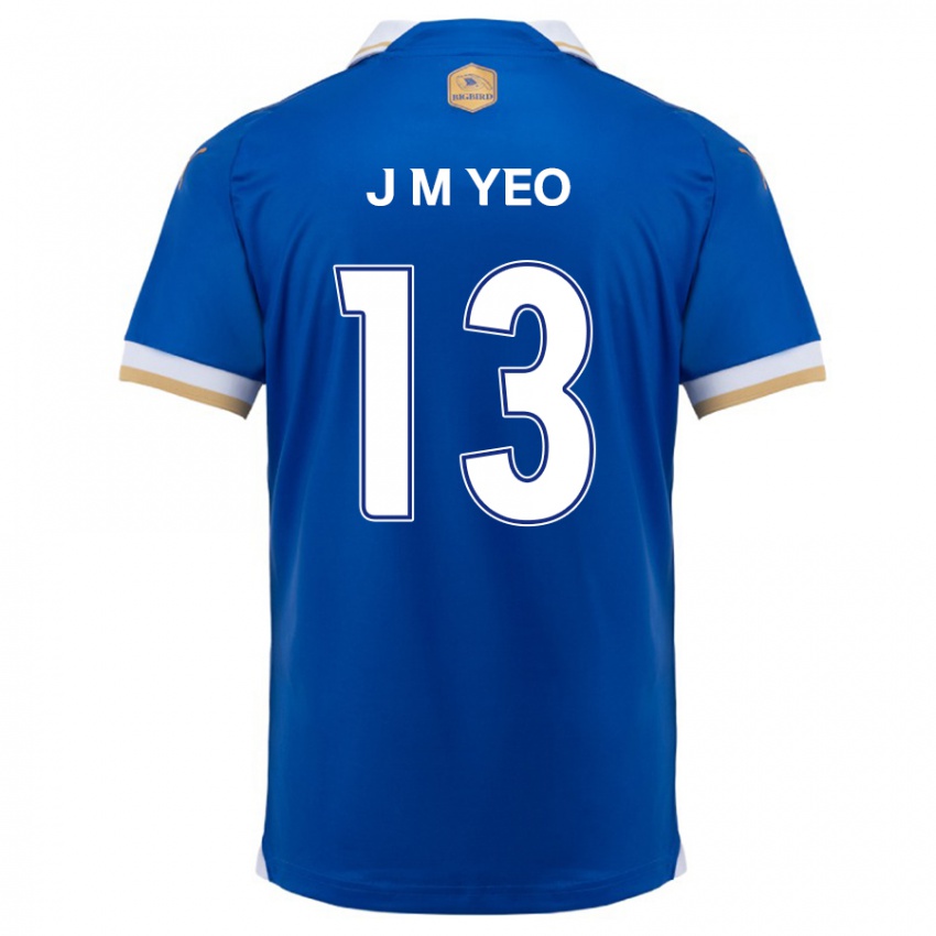 Herren Min-Jun Yeo #13 Blau Weiss Heimtrikot Trikot 2024/25 T-Shirt Österreich