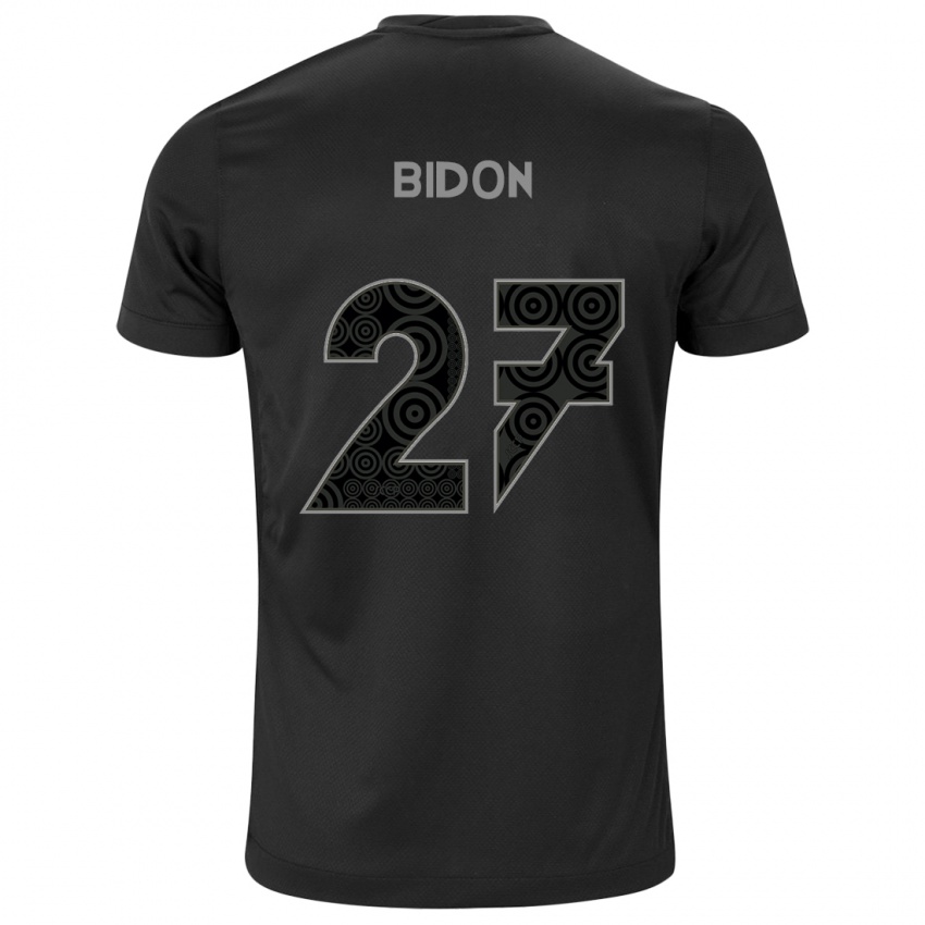 Herren Breno Bidon #27 Schwarz Auswärtstrikot Trikot 2024/25 T-Shirt Österreich