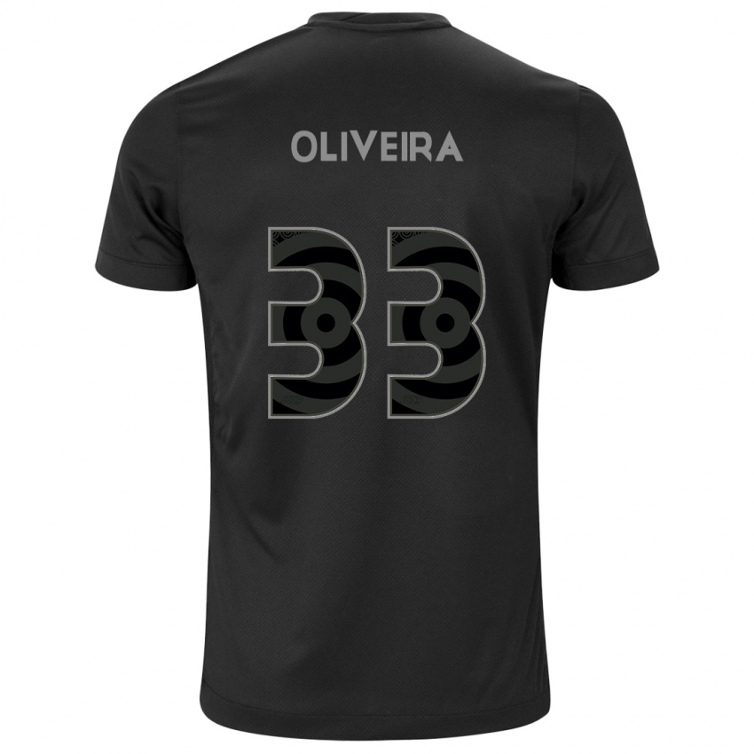 Herren Ruan Oliveira #33 Schwarz Auswärtstrikot Trikot 2024/25 T-Shirt Österreich