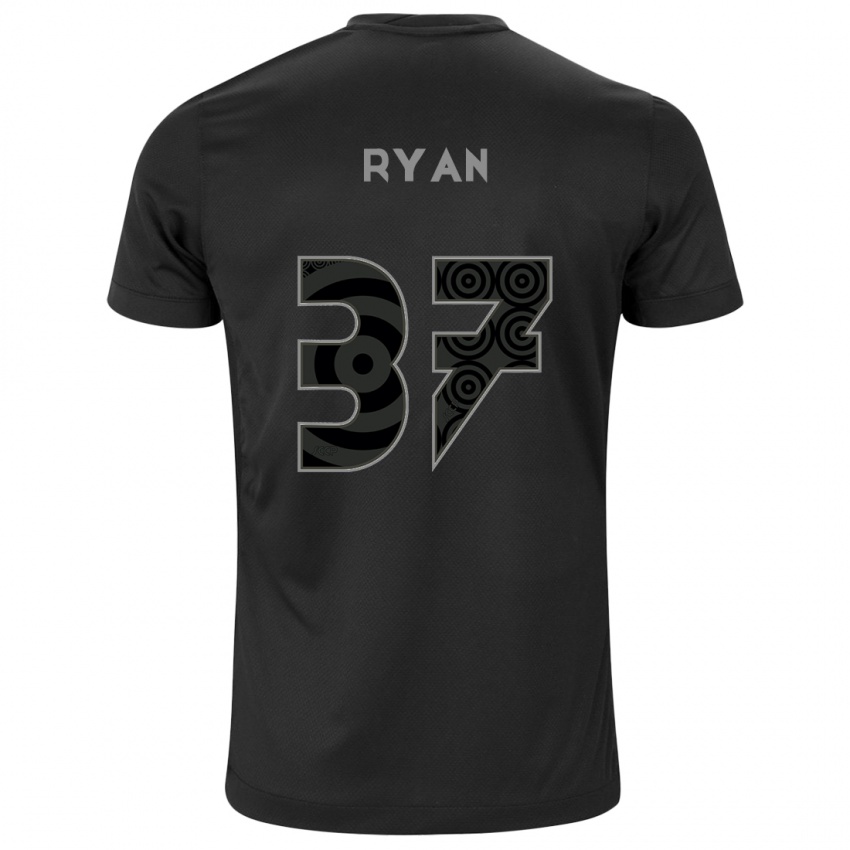 Herren Ryan #37 Schwarz Auswärtstrikot Trikot 2024/25 T-Shirt Österreich