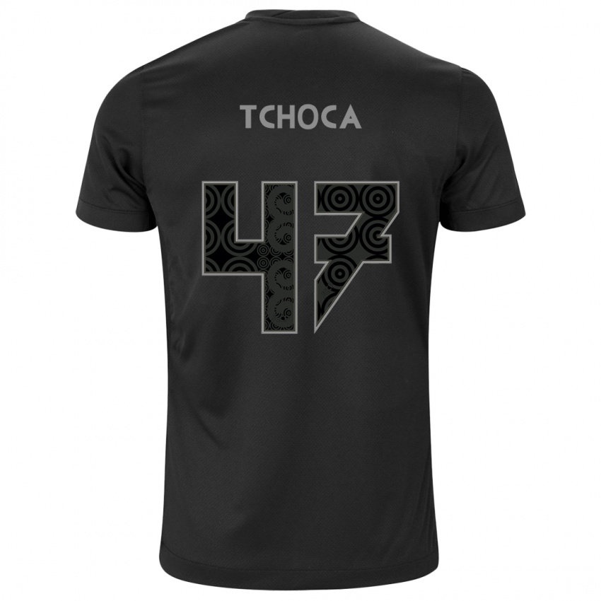 Herren Tchoca #47 Schwarz Auswärtstrikot Trikot 2024/25 T-Shirt Österreich