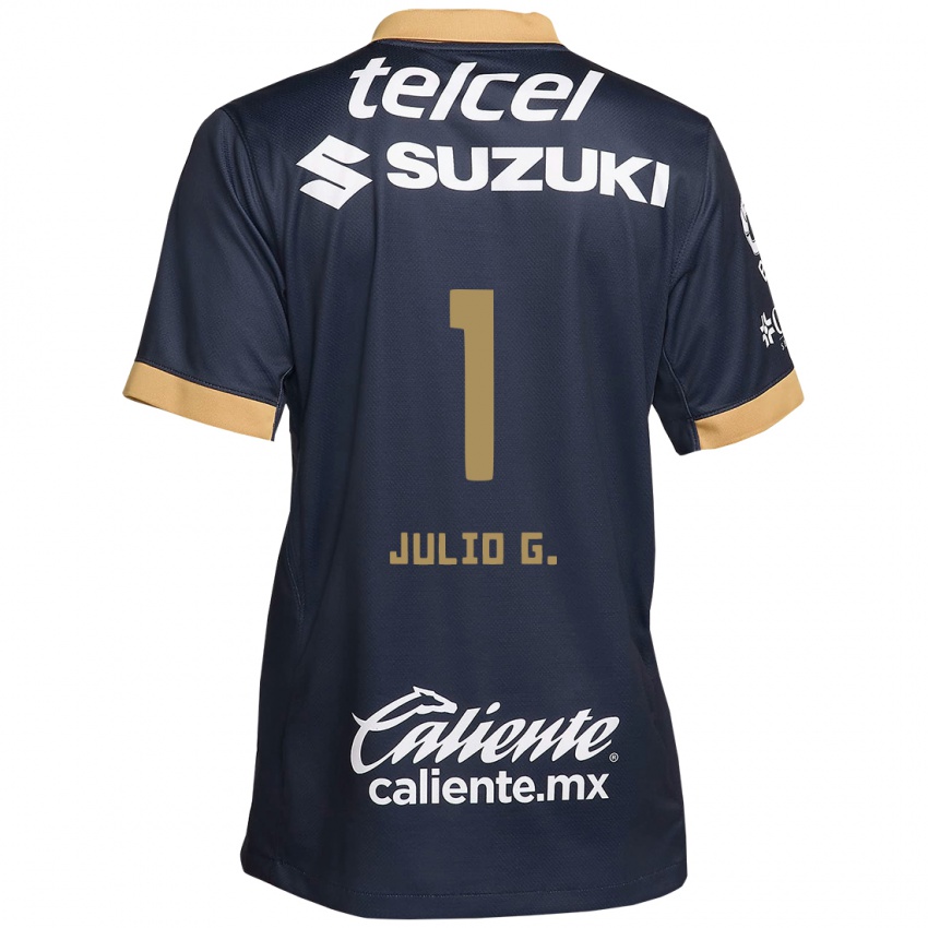 Herren Julio Gonzalez #1 Obsidian Gold Weiß Auswärtstrikot Trikot 2024/25 T-Shirt Österreich