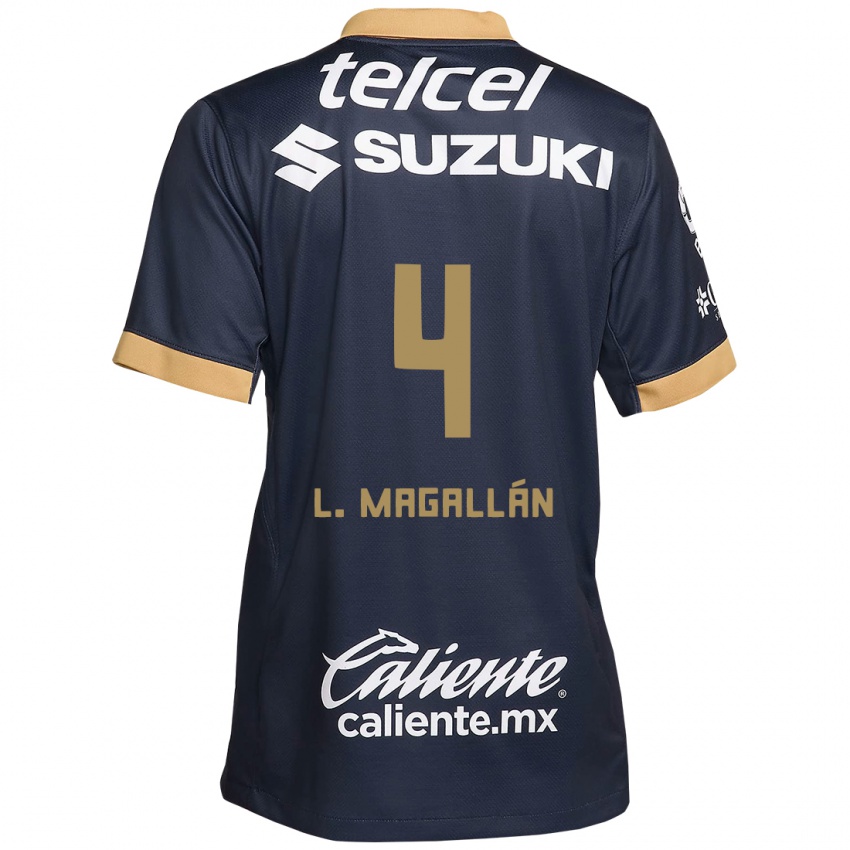 Herren Lisandro Magallan #4 Obsidian Gold Weiß Auswärtstrikot Trikot 2024/25 T-Shirt Österreich