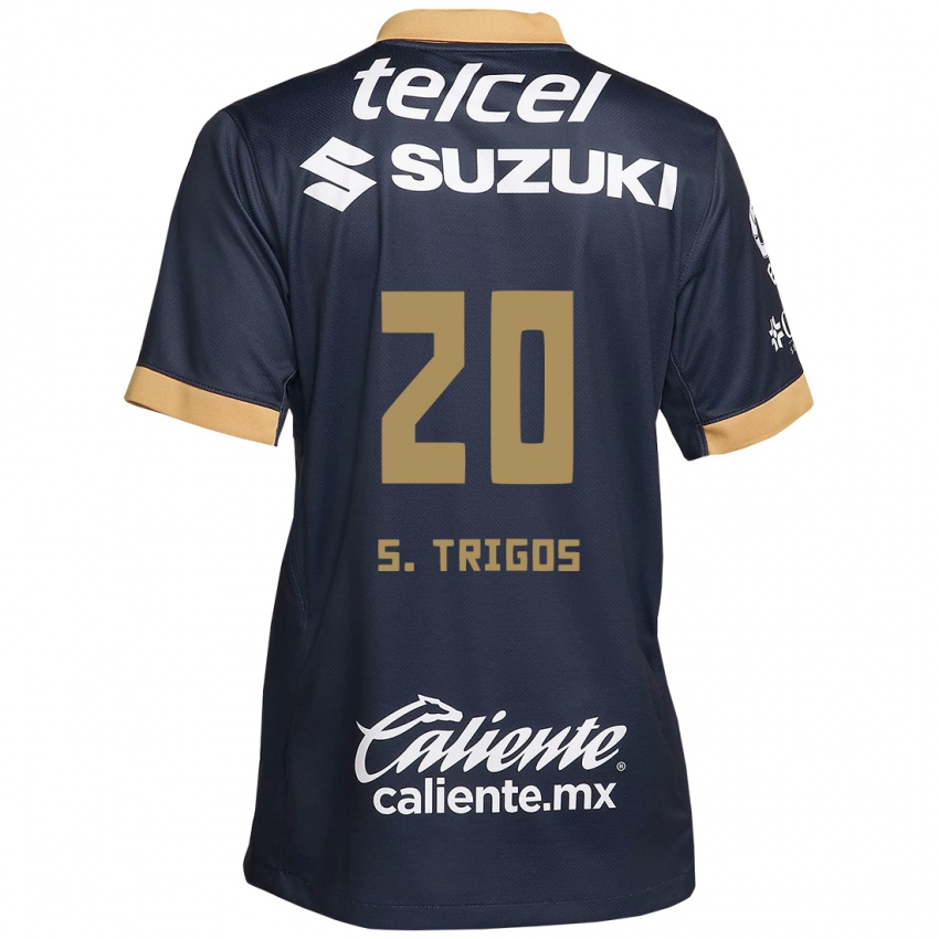 Herren Santiago Trigos #20 Obsidian Gold Weiß Auswärtstrikot Trikot 2024/25 T-Shirt Österreich