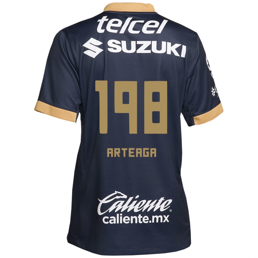 Herren Edwin Arteaga #198 Obsidian Gold Weiß Auswärtstrikot Trikot 2024/25 T-Shirt Österreich