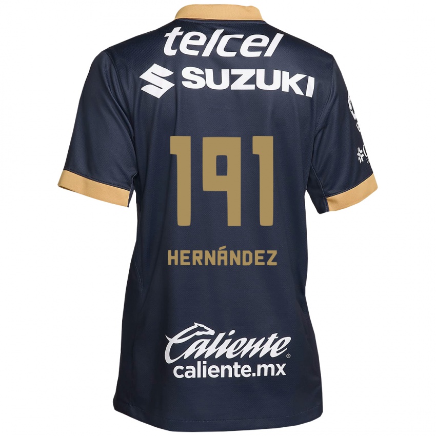 Herren Marco Hernández #191 Obsidian Gold Weiß Auswärtstrikot Trikot 2024/25 T-Shirt Österreich