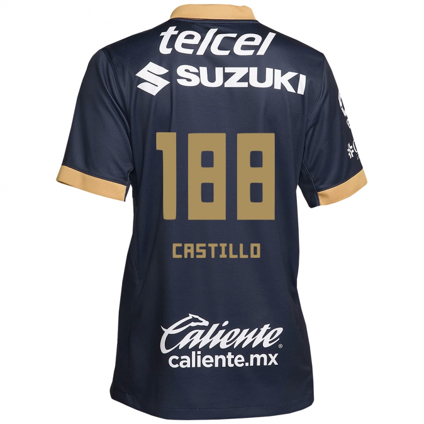 Herren Christian Castillo #188 Obsidian Gold Weiß Auswärtstrikot Trikot 2024/25 T-Shirt Österreich