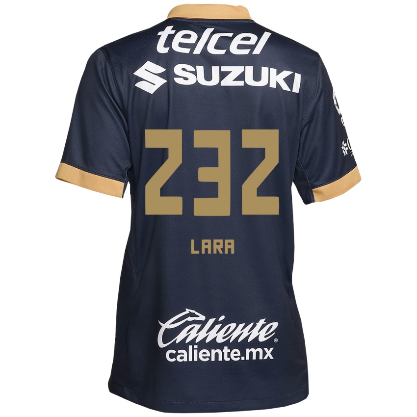 Herren Pablo Lara #232 Obsidian Gold Weiß Auswärtstrikot Trikot 2024/25 T-Shirt Österreich