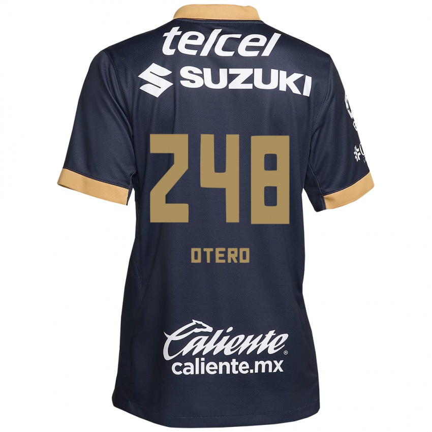 Herren Jonathan Otero #248 Obsidian Gold Weiß Auswärtstrikot Trikot 2024/25 T-Shirt Österreich