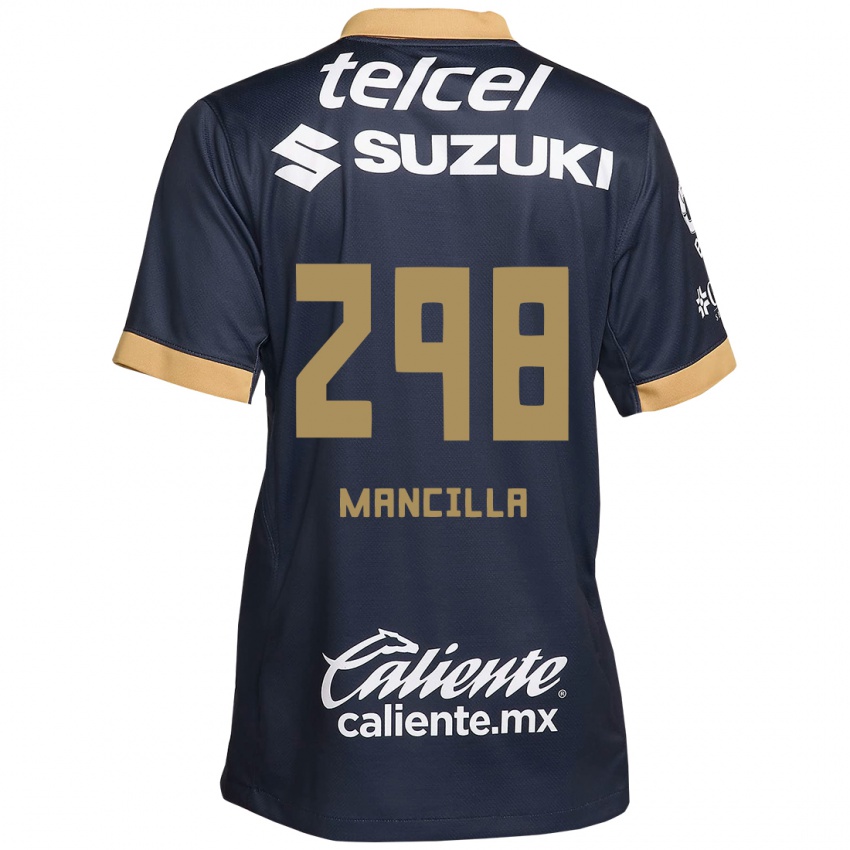 Herren José Mancilla #298 Obsidian Gold Weiß Auswärtstrikot Trikot 2024/25 T-Shirt Österreich