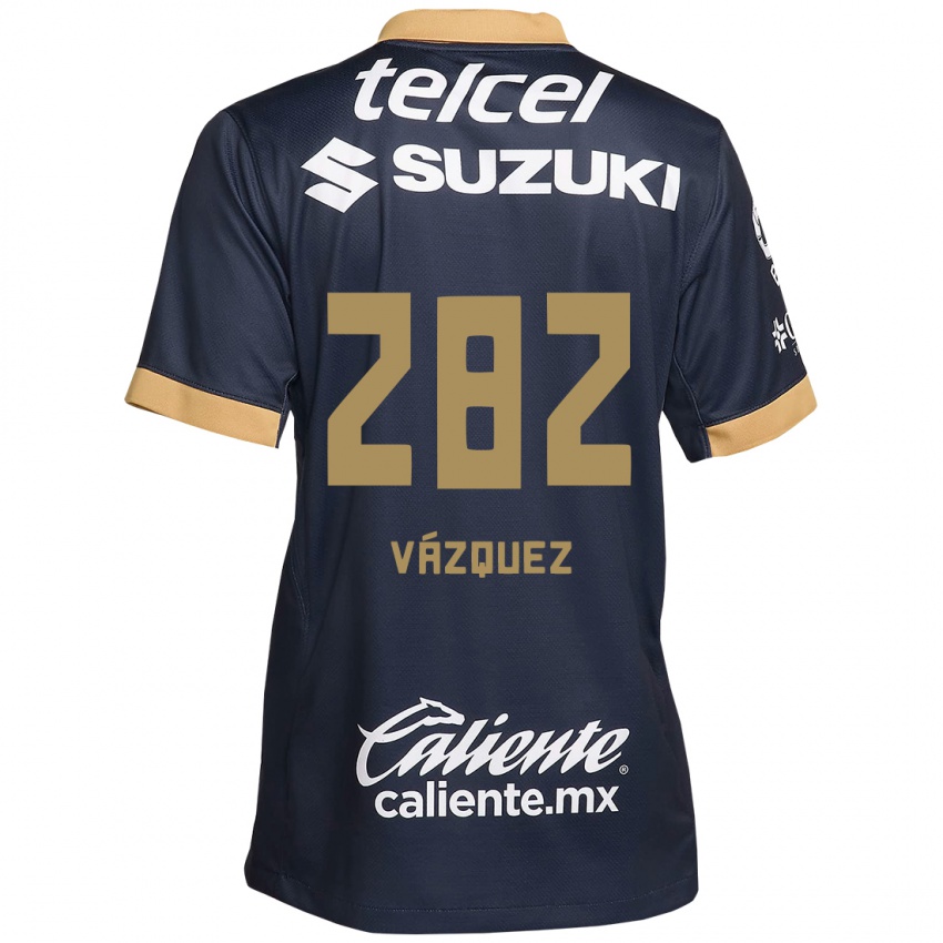 Herren Austin Vázquez #282 Obsidian Gold Weiß Auswärtstrikot Trikot 2024/25 T-Shirt Österreich