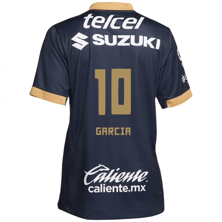 Herren Daniela Garcia #10 Obsidian Gold Weiß Auswärtstrikot Trikot 2024/25 T-Shirt Österreich