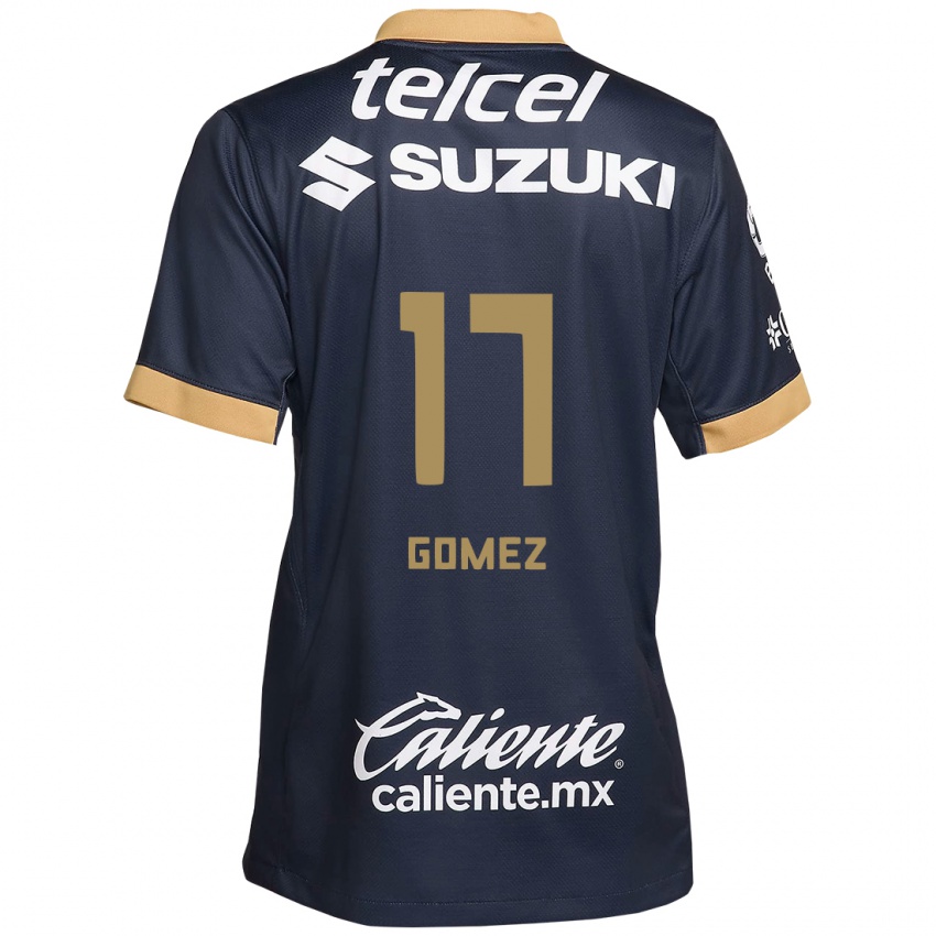 Herren Diana Gomez #17 Obsidian Gold Weiß Auswärtstrikot Trikot 2024/25 T-Shirt Österreich