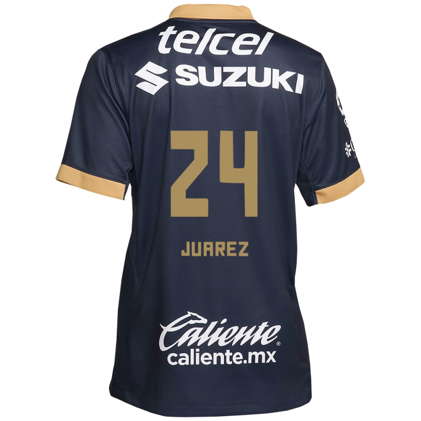 Herren Gabriela Juarez #24 Obsidian Gold Weiß Auswärtstrikot Trikot 2024/25 T-Shirt Österreich