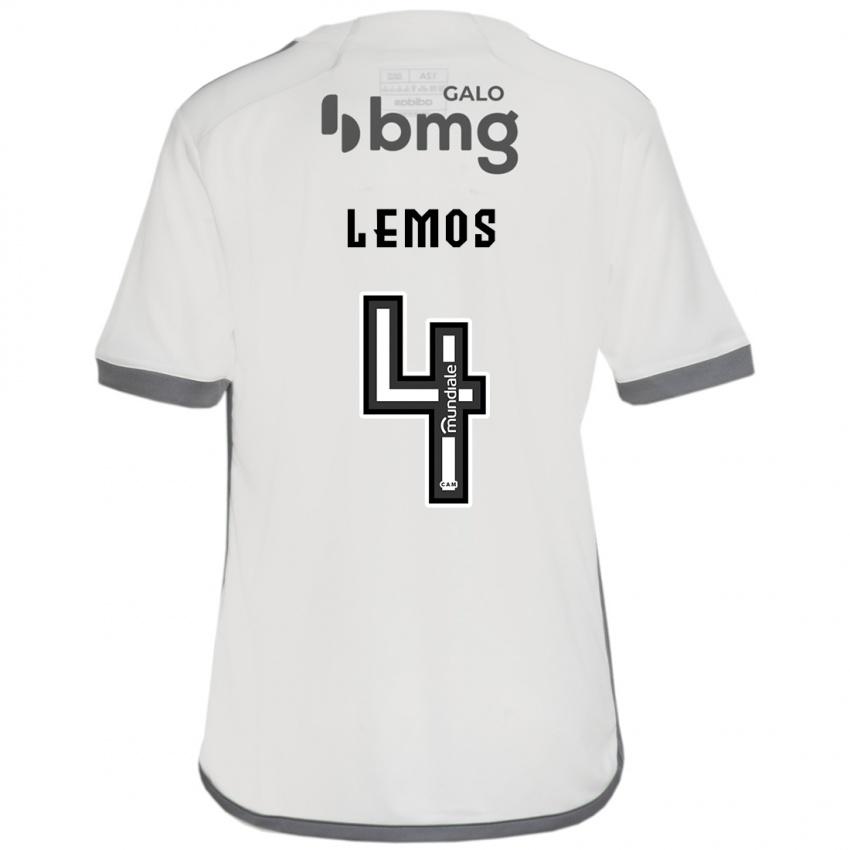 Herren Mauricio Lemos #4 Cremefarben Auswärtstrikot Trikot 2024/25 T-Shirt Österreich