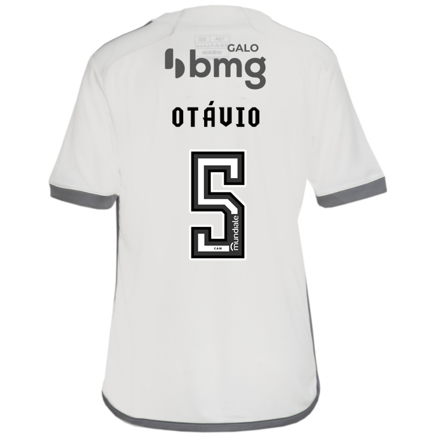 Herren Otávio #5 Cremefarben Auswärtstrikot Trikot 2024/25 T-Shirt Österreich