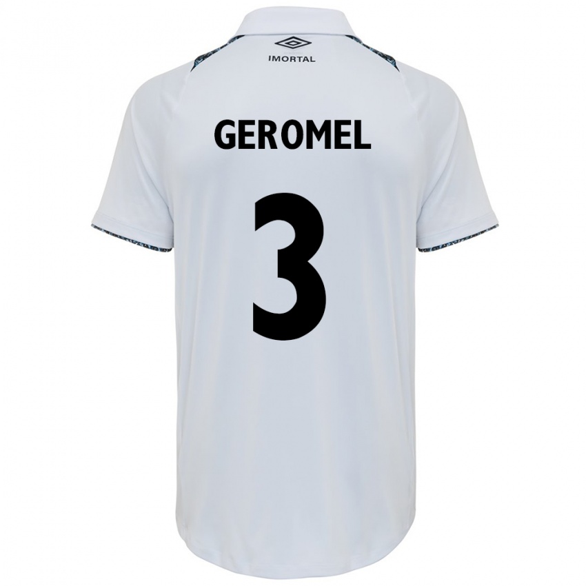 Herren Pedro Geromel #3 Weiß Blau Auswärtstrikot Trikot 2024/25 T-Shirt Österreich