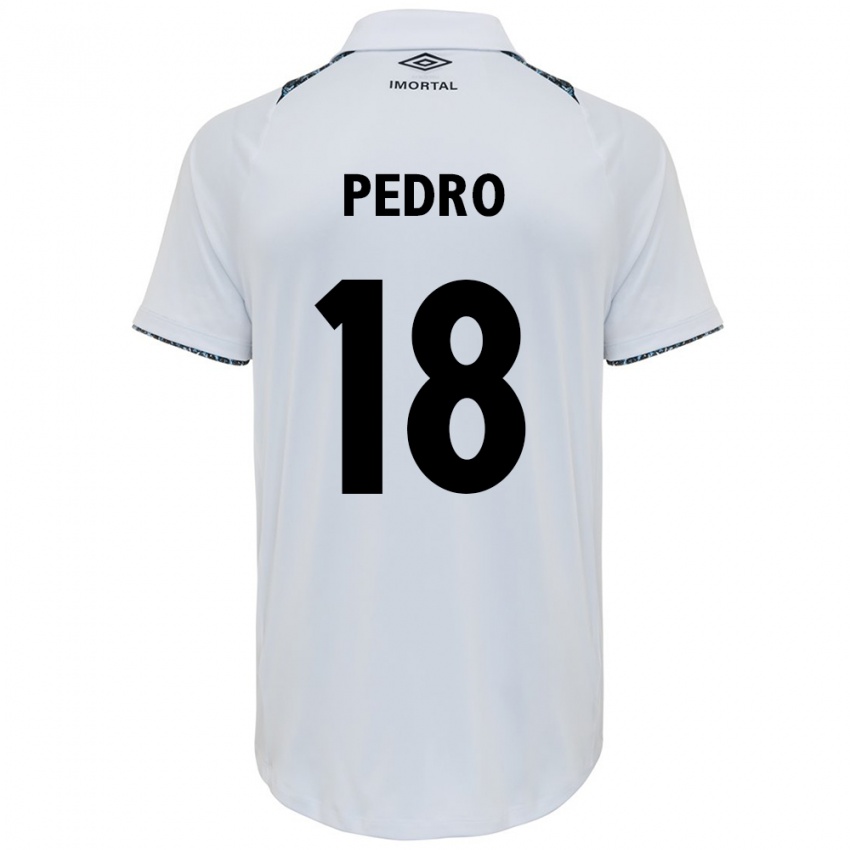 Herren João Pedro #18 Weiß Blau Auswärtstrikot Trikot 2024/25 T-Shirt Österreich