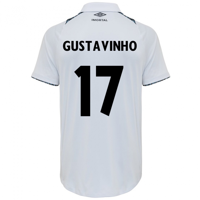 Herren Gustavinho #17 Weiß Blau Auswärtstrikot Trikot 2024/25 T-Shirt Österreich