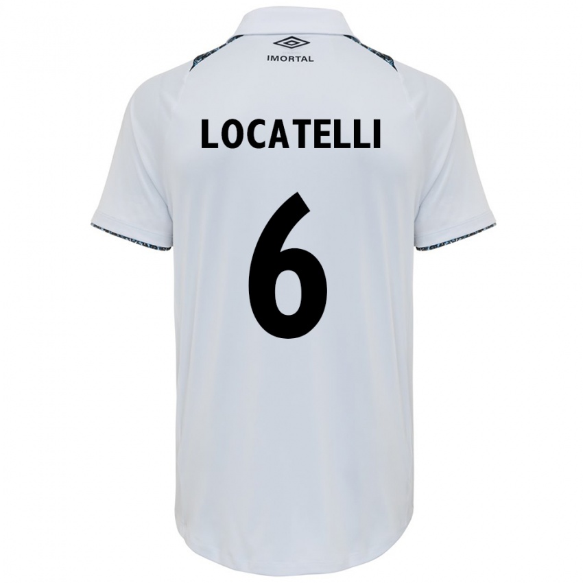 Herren Natane Locatelli #6 Weiß Blau Auswärtstrikot Trikot 2024/25 T-Shirt Österreich