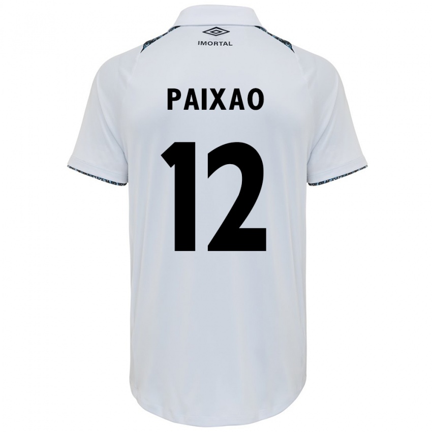 Herren Iasmin Paixão #12 Weiß Blau Auswärtstrikot Trikot 2024/25 T-Shirt Österreich