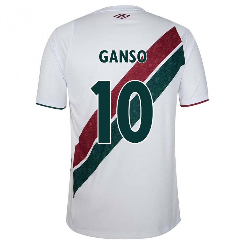 Herren Ganso #10 Weiß Grün Kastanienbraun Auswärtstrikot Trikot 2024/25 T-Shirt Österreich