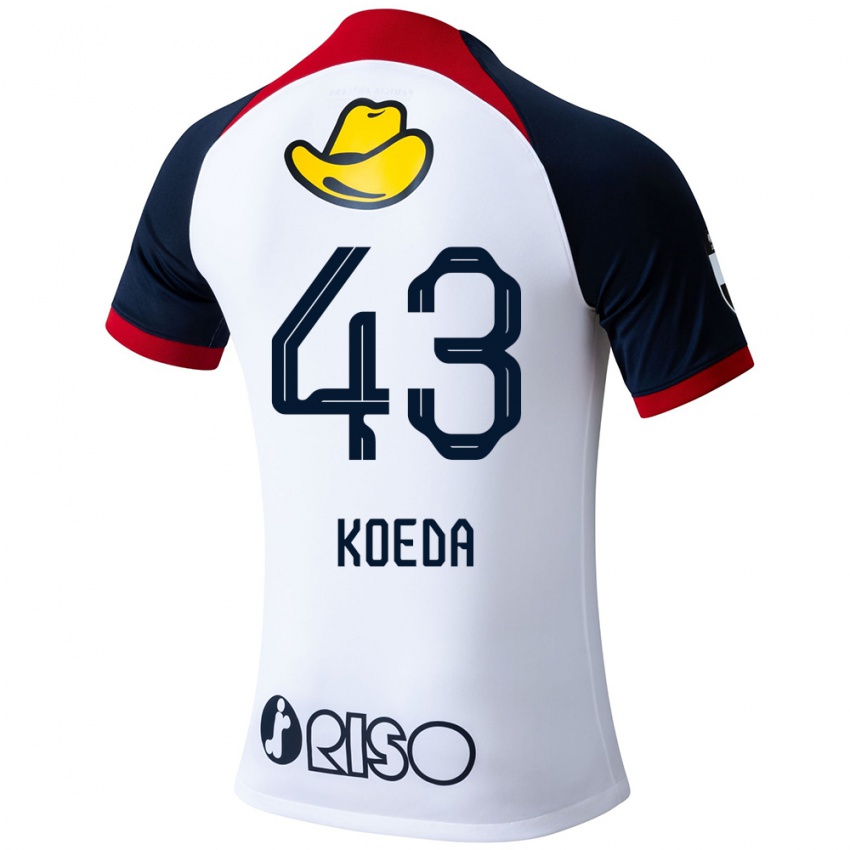 Herren Gemma Koeda #43 Weiß Blau Rot Auswärtstrikot Trikot 2024/25 T-Shirt Österreich