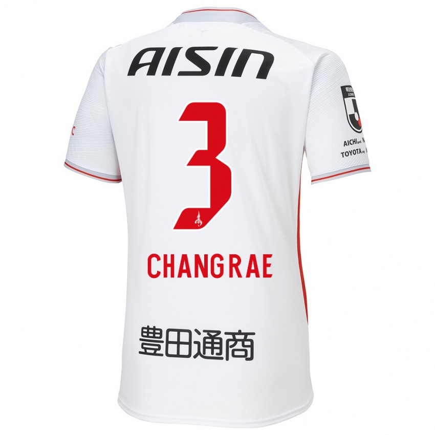 Herren Chang-Rae Ha #3 Weiß Gelb Rot Auswärtstrikot Trikot 2024/25 T-Shirt Österreich