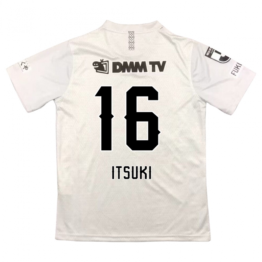 Herren Itsuki Oda #16 Grauschwarz Auswärtstrikot Trikot 2024/25 T-Shirt Österreich