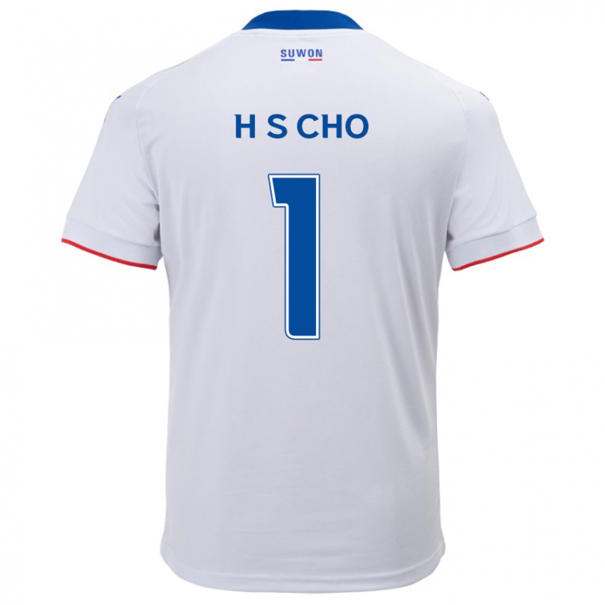 Herren Sung-Hoon Cho #1 Weiß Blau Auswärtstrikot Trikot 2024/25 T-Shirt Österreich