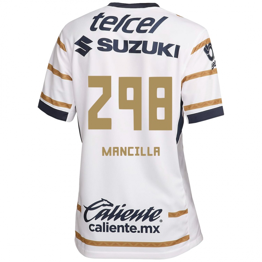 Damen José Mancilla #298 Weißer Obsidian Heimtrikot Trikot 2024/25 T-Shirt Österreich