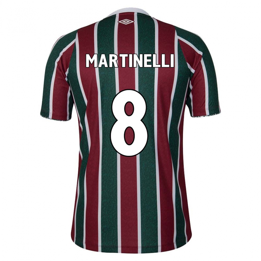 Damen Martinelli #8 Grün Kastanienbraun Weiß Heimtrikot Trikot 2024/25 T-Shirt Österreich