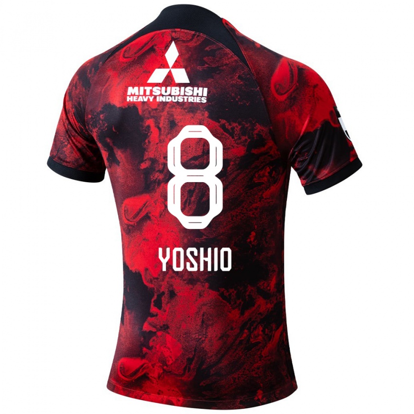 Damen Yoshio Koizumi #8 Rot Schwarz Heimtrikot Trikot 2024/25 T-Shirt Österreich