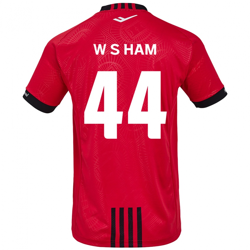 Damen Sun-Woo Ham #44 Rot Schwarz Heimtrikot Trikot 2024/25 T-Shirt Österreich