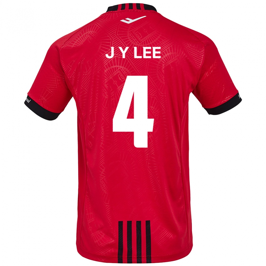 Damen Young-Jun Lee #4 Rot Schwarz Heimtrikot Trikot 2024/25 T-Shirt Österreich