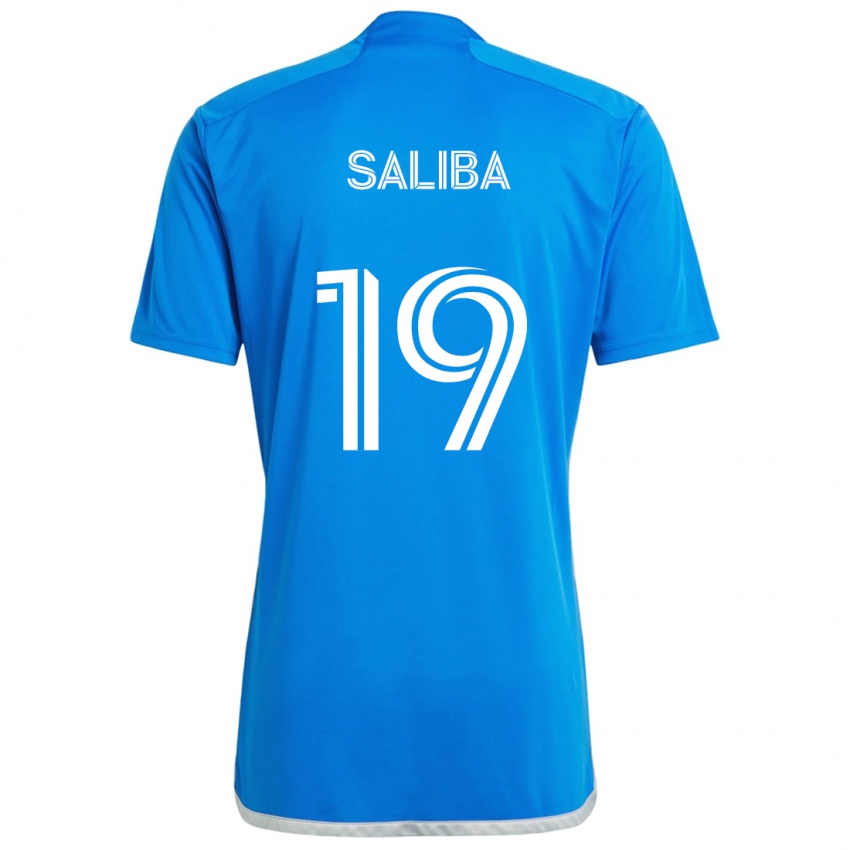 Damen Nathan-Dylan Saliba #19 Blau Weiss Heimtrikot Trikot 2024/25 T-Shirt Österreich