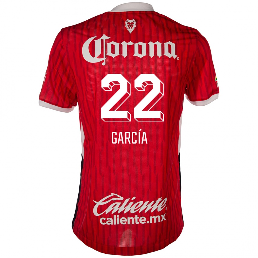 Damen Luis García #22 Rot-Weiss Heimtrikot Trikot 2024/25 T-Shirt Österreich