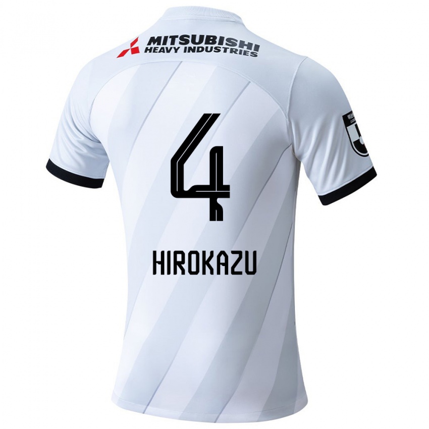 Damen Hirokazu Ishihara #4 Weiß Grau Auswärtstrikot Trikot 2024/25 T-Shirt Österreich