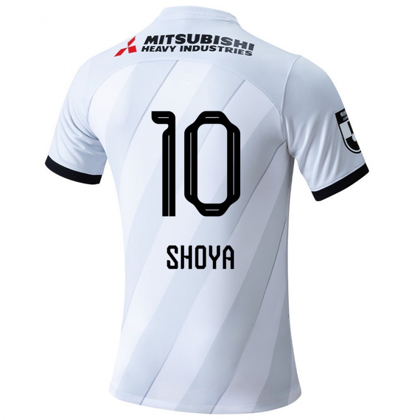 Damen Shoya Nakajima #10 Weiß Grau Auswärtstrikot Trikot 2024/25 T-Shirt Österreich