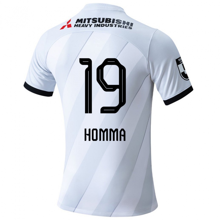 Damen Shion Homma #19 Weiß Grau Auswärtstrikot Trikot 2024/25 T-Shirt Österreich