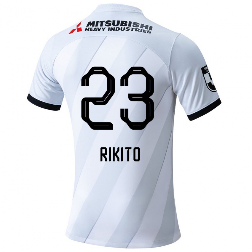 Damen Rikito Inoue #23 Weiß Grau Auswärtstrikot Trikot 2024/25 T-Shirt Österreich