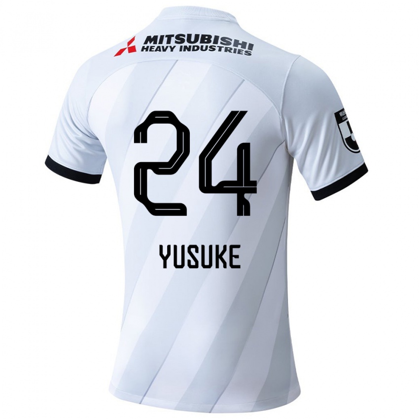 Damen Yusuke Matsuo #24 Weiß Grau Auswärtstrikot Trikot 2024/25 T-Shirt Österreich