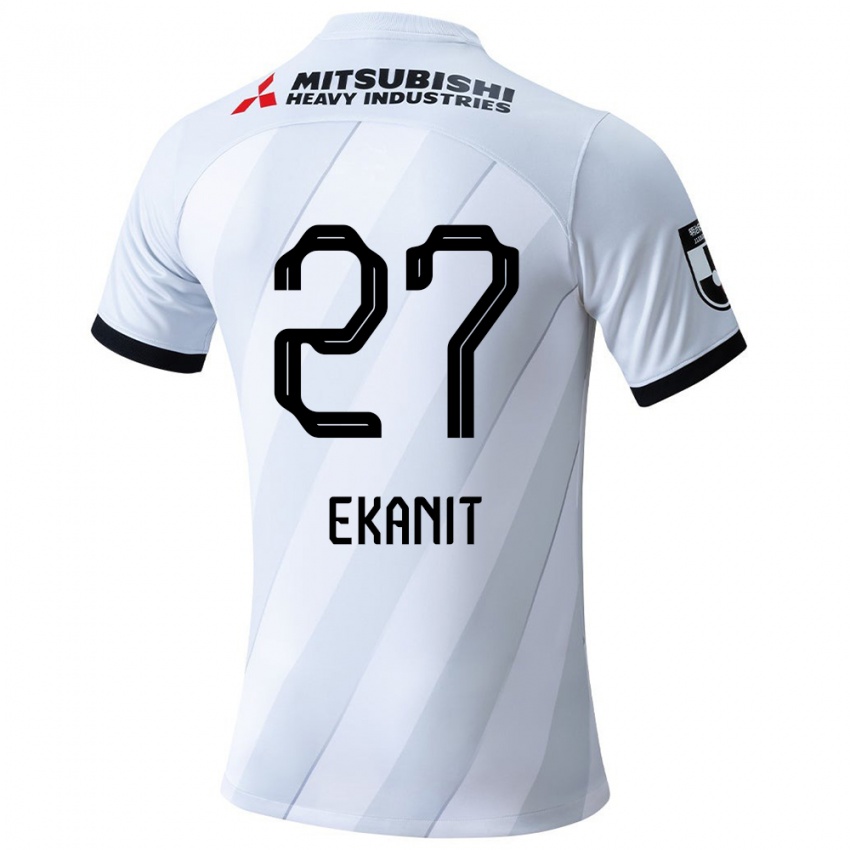 Damen Ekanit Panya #27 Weiß Grau Auswärtstrikot Trikot 2024/25 T-Shirt Österreich