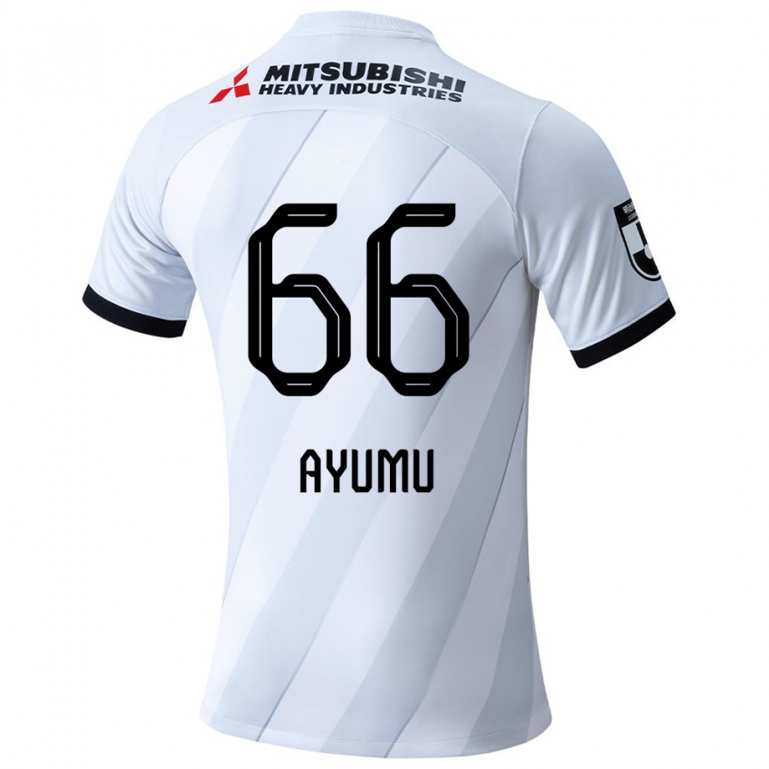 Damen Ayumu Ohata #66 Weiß Grau Auswärtstrikot Trikot 2024/25 T-Shirt Österreich