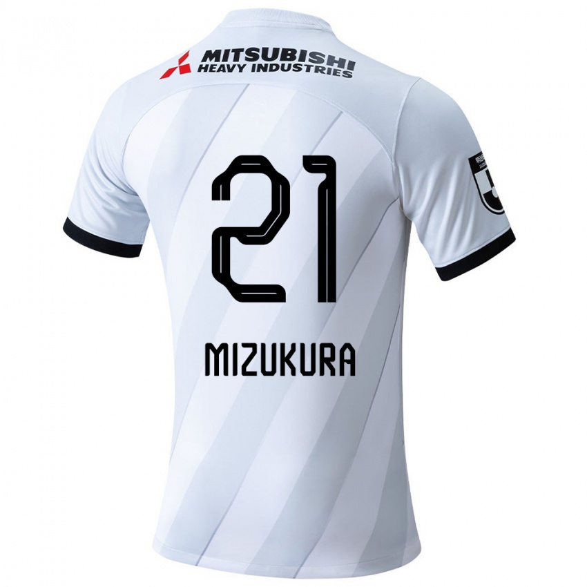 Damen Kei Mizukura #21 Weiß Grau Auswärtstrikot Trikot 2024/25 T-Shirt Österreich