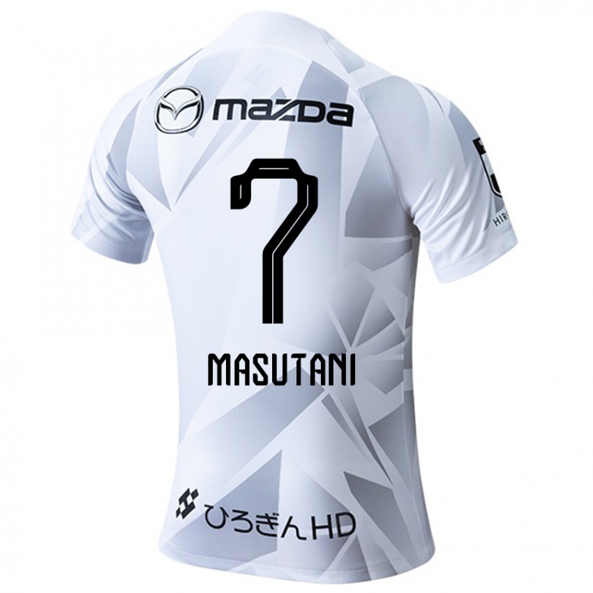 Damen Ayuki Masutani #7 Weiß Grau Schwarz Auswärtstrikot Trikot 2024/25 T-Shirt Österreich