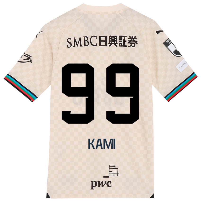 Damen Naoto Kamifukumoto #99 Weiß Grau Auswärtstrikot Trikot 2024/25 T-Shirt Österreich