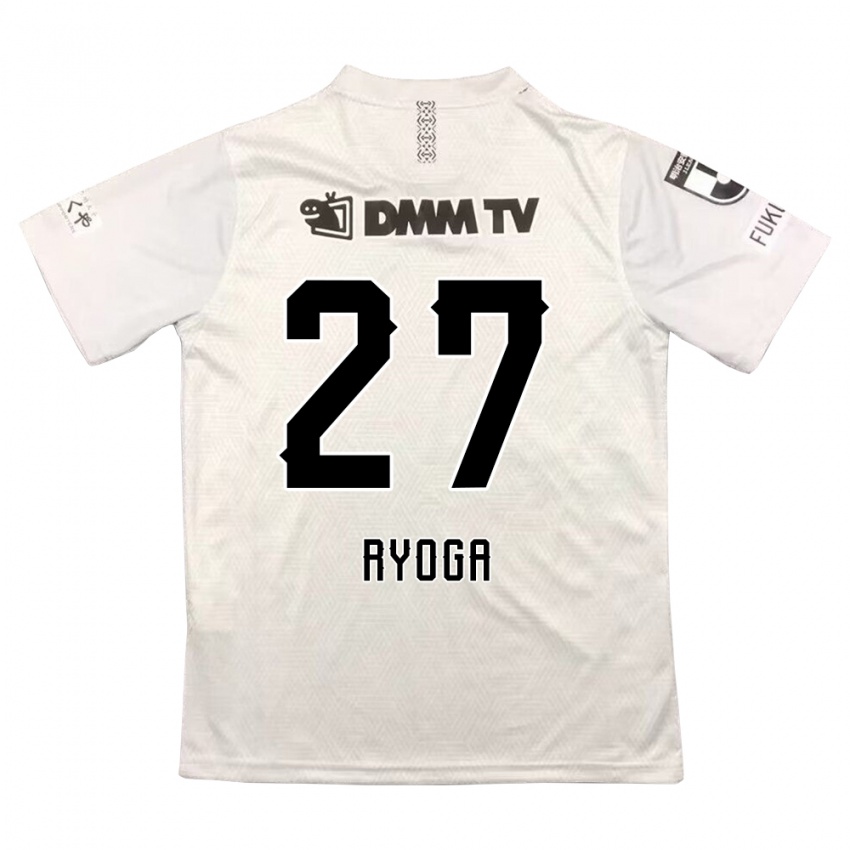 Damen Ryoga Sato #27 Grauschwarz Auswärtstrikot Trikot 2024/25 T-Shirt Österreich