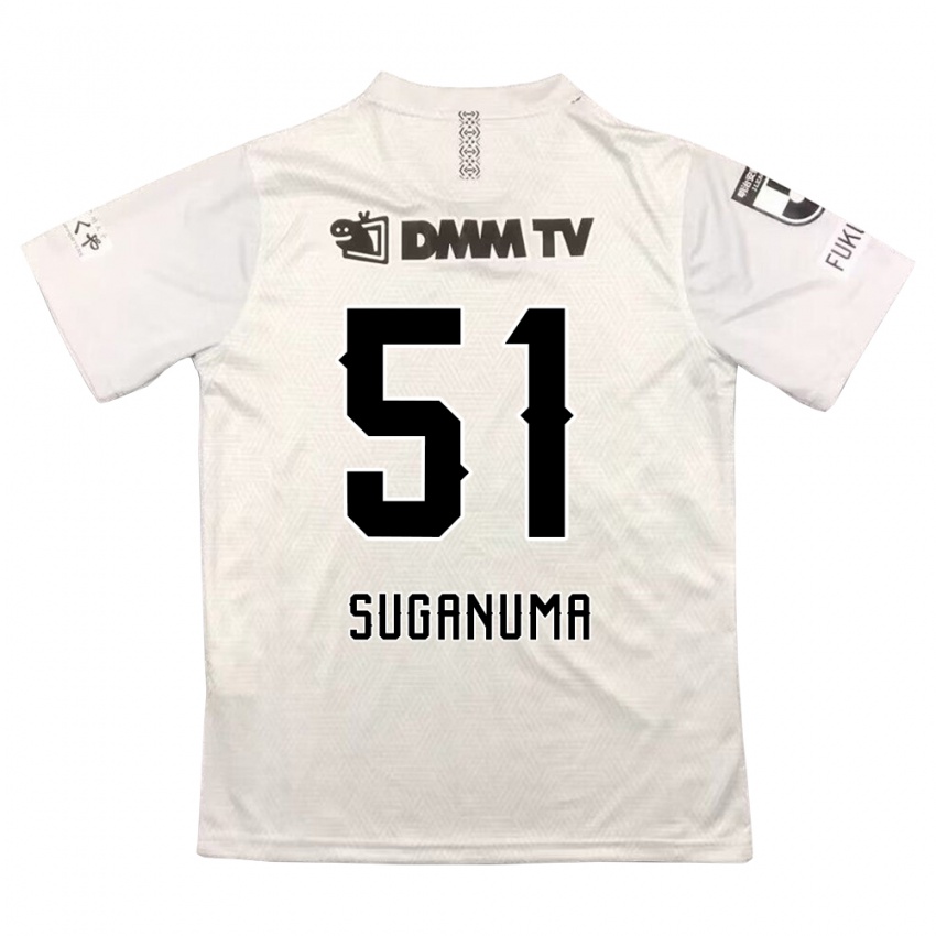 Damen Kazuaki Suganuma #51 Grauschwarz Auswärtstrikot Trikot 2024/25 T-Shirt Österreich