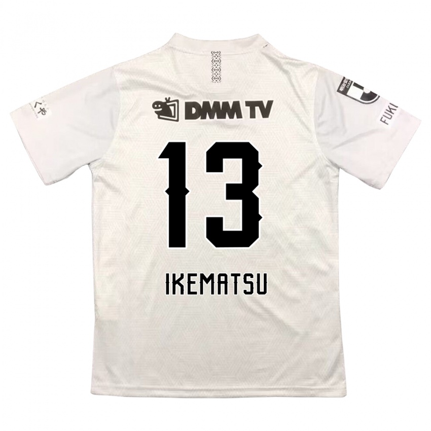 Damen Shumpei Ikematsu #13 Grauschwarz Auswärtstrikot Trikot 2024/25 T-Shirt Österreich